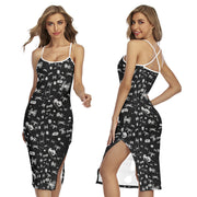 SW Lover Women's Back Cross Cami Dress
