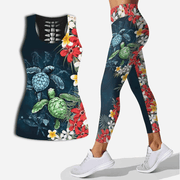 Turtle Lover Tank Top And Leggings SKU0613
