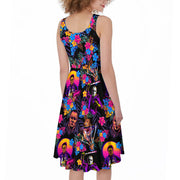 Horror Lover 28 Print Women's Sleeveless Dress