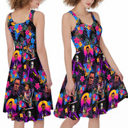 Horror Lover 28 Print Women's Sleeveless Dress