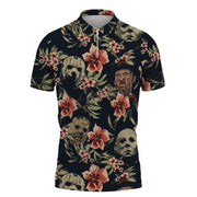 Horror Lover 1 Zip Polo Shirt