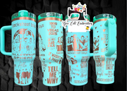 Bsblover 3 40oz Tumbler Steel