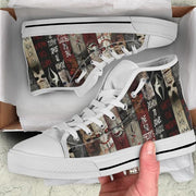 Horror Lover High Top White Shoes