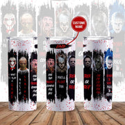 Horror Lover 2 Skinny Tumbler Custom Name