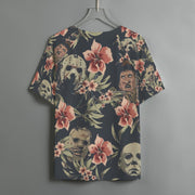 Horror Lover Women's V-neck T-shirt With Short Sleeve 0648