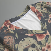 Horror Lover Women's V-neck T-shirt With Short Sleeve 0648