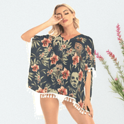 Horror Lover Women's Square Fringed Shawl