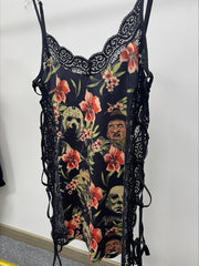 Horror Lover Silk Nightgown, Stunning Romantic Sleepwear For Women
