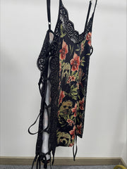 Horror Lover Silk Nightgown, Stunning Romantic Sleepwear For Women