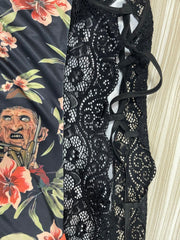 Horror Lover Silk Nightgown, Stunning Romantic Sleepwear For Women