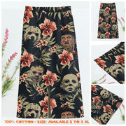 Horror Lover Women's Front Mid-slit Skirt