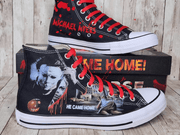 Horror Lover Michael High Top White Shoes
