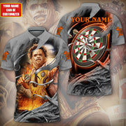 Personalized Name Horror Lover Leatherface Version All Over Printed Unisex Shirt