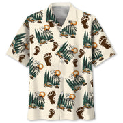 Sasquatch Campfire Drinking Team Drink Till You Believe Lover Hawaiian Shirt