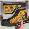 Kobe With Rapper High Top Black Shoes