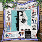 Grey Lover Ver 6 Quilt Blanket