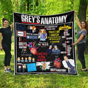 Grey Lover Ver 8 Quilt Blanket