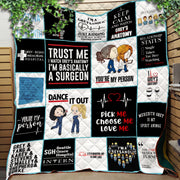 Grey Lover Ver 7 Quilt Blanket