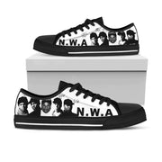 NWA Low Top Black Shoes Ver 1