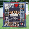 Grey Lover Ver 10 Quilt Blanket
