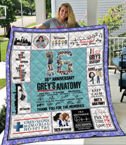 Grey Lover Ver 19 Quilt Blanket