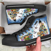 Will Smith High Top Black Shoes