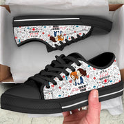 Grey's Anatomy Low Top Black Shoes