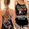 NK Lover Cross Open Tank Top