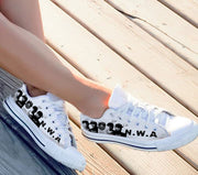 NWA Low Top White Shoes Ver 1
