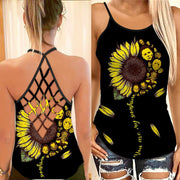 Horror Lover You Are My Sunshine Cross Open Tank Top