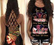 Black Girl So Beautiful Cross Open Tank Top