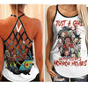 Horror Lover Cross Open Tank Top