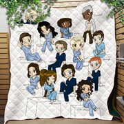 Grey Lover Ver 11 Quilt Blanket