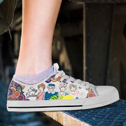 GoldenGIrls Low Top White Shoes