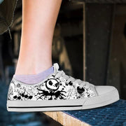 JS Lover 1 Low Top White Shoes