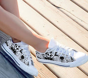 JS Lover 1 Low Top White Shoes