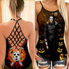 Horror Lover 10 Cross Open Tank Top