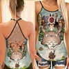 Ghibli Lover 1 Cross Open Tank Top