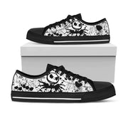 JS Lover 1 Low Top Black Shoes
