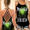 Jeep Lover Cross Open Tank Top