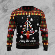 FIREFIGHTER LOVER 2 UGLY CHRISTMAS SWEATER