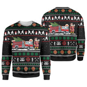 FIREFIGHTER LOVER UGLY CHRISTMAS SWEATER