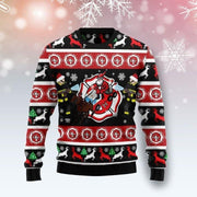 FIREFIGHTER LOVER 4 UGLY CHRISTMAS SWEATER