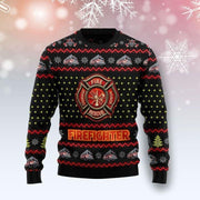 FIREFIGHTER LOVER 6 UGLY CHRISTMAS SWEATER