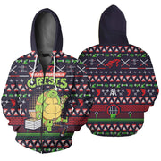 Ninja Turtles 4 Ugly Christmas Sweater/Sweatshirt/T-Shirt/Hoodie/Zipper