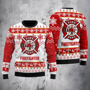 FIREFIGHTER LOVER 11 UGLY CHRISTMAS SWEATER
