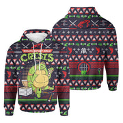 Ninja Turtles 4 Ugly Christmas Sweater/Sweatshirt/T-Shirt/Hoodie/Zipper