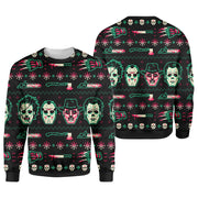 Horror Lover Ugly Christmas Sweater/Sweatshirt/T-Shirt/Hoodie/Zipper