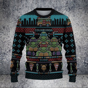 Ninja Turtles 6 Ugly Christmas Sweater/Sweatshirt/T-Shirt/Hoodie/Zipper