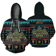 Ninja Turtles 6 Ugly Christmas Sweater/Sweatshirt/T-Shirt/Hoodie/Zipper